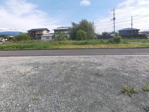 甲府市富竹、土地の画像です
