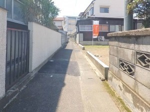 甲府市飯田、土地の画像です