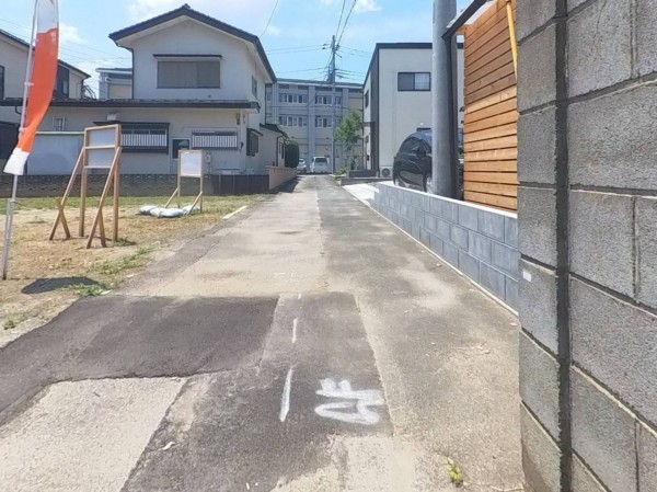 甲府市飯田、土地の画像です