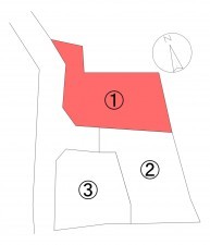 甲府市屋形、土地の間取り画像です