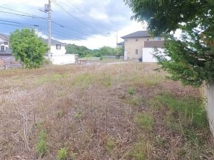 甲斐市団子新居、土地の画像です