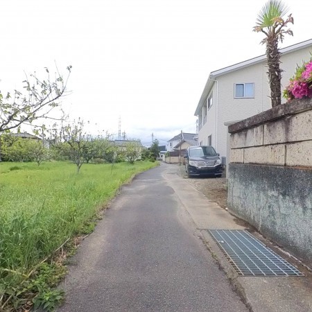 甲府市伊勢、土地の画像です