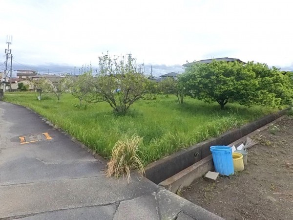 甲府市伊勢、土地の画像です
