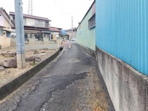 甲斐市中下条、土地の画像です
