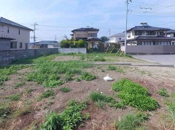 甲府市大里町、土地の画像です