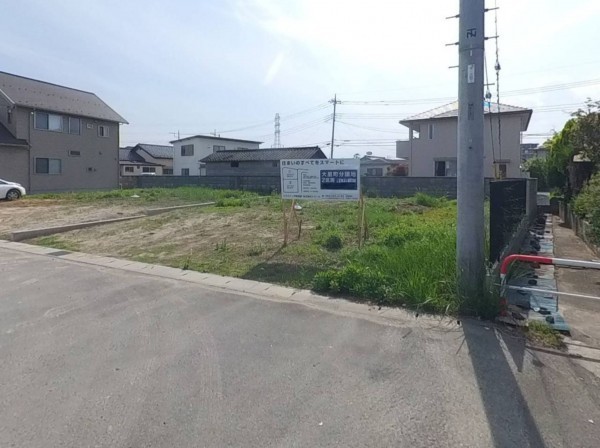 甲府市大里町、土地の画像です
