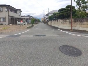 甲斐市富竹新田、土地の画像です