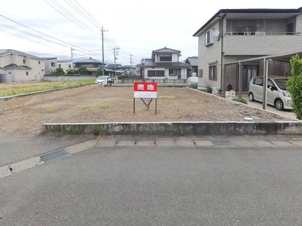 甲斐市富竹新田、土地の画像です