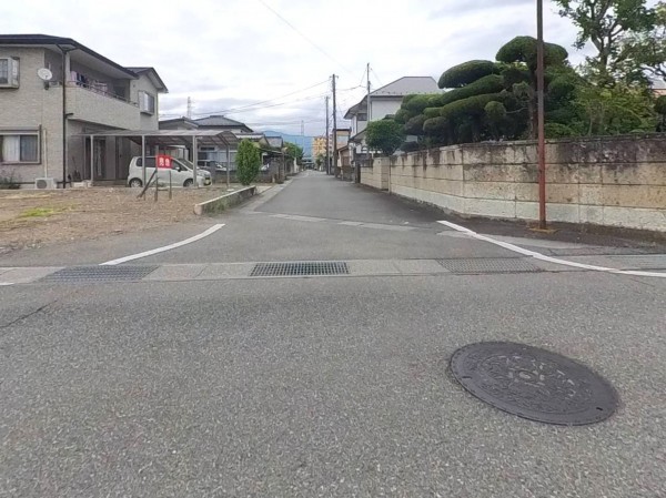 甲斐市富竹新田、土地の画像です