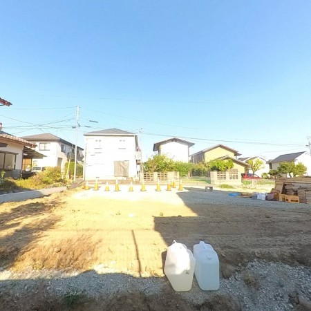 甲斐市中下条、土地の画像です