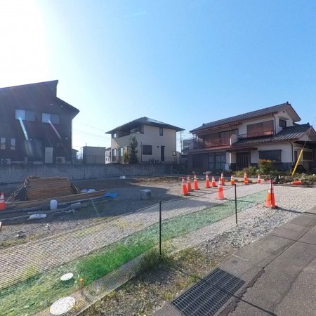 甲斐市中下条、土地の画像です