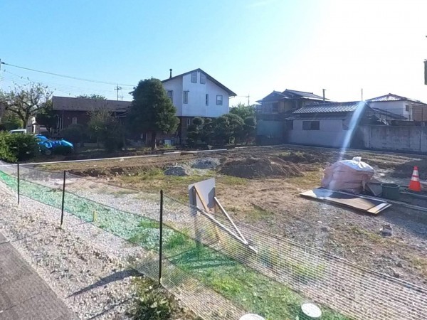 甲斐市中下条、土地の画像です