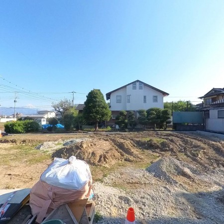 甲斐市中下条、土地の画像です