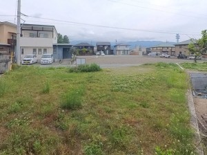甲府市富竹、土地の画像です