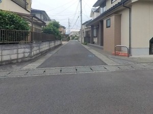 甲府市朝気、土地の画像です