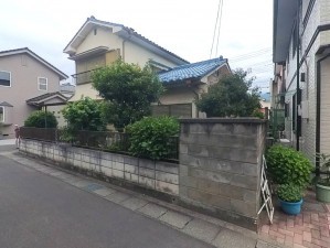 甲府市朝気、土地の画像です
