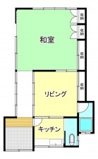 甲府市青沼、中古一戸建ての間取り画像です