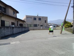 甲斐市富竹新田、土地の画像です
