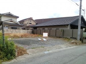 甲府市東光寺町、土地の画像です