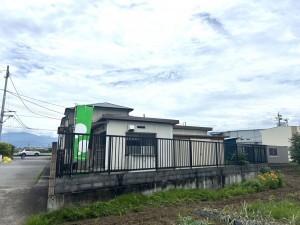 甲府市蓬沢、土地の画像です