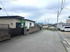 甲府市蓬沢、土地の画像です