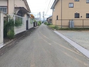 甲府市朝気、土地の画像です