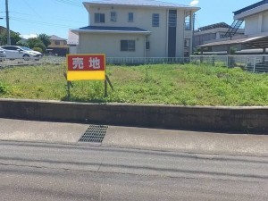 甲府市西田町、土地の画像です