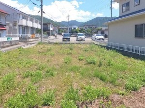 甲府市西田町、土地の画像です
