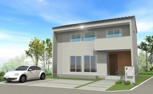 甲府市池田、新築一戸建ての画像です