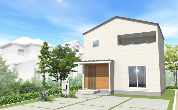 甲府市池田、新築一戸建ての画像です