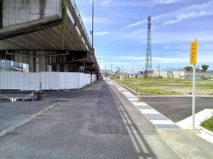 中巨摩郡昭和町河東中島、土地の画像です