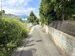 甲府市美咲、土地の画像です