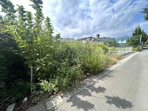 甲府市美咲、土地の画像です