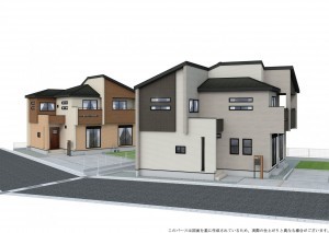 甲斐市篠原、新築一戸建ての画像です