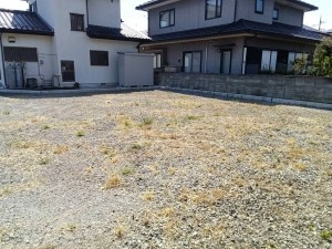 甲府市東光寺、土地の画像です