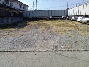 甲斐市富竹新田、土地の画像です