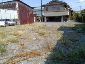 甲斐市富竹新田、土地の画像です