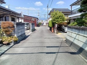 甲斐市富竹新田、土地の画像です