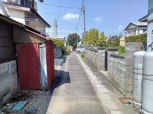 甲府市朝気、土地の画像です