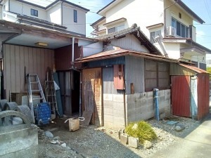 甲府市朝気、土地の画像です