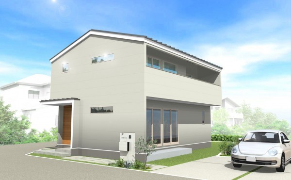甲府市国母、新築一戸建ての画像です