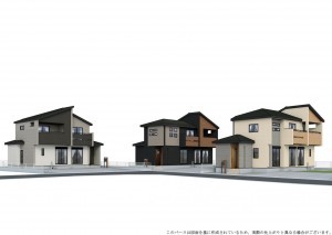 甲斐市篠原、新築一戸建ての画像です