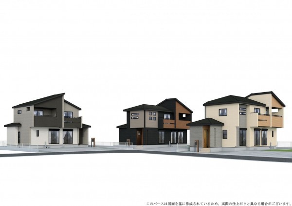 甲斐市篠原、新築一戸建ての画像です