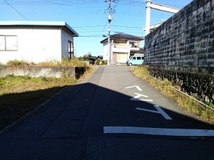 甲府市上曽根町、土地の画像です