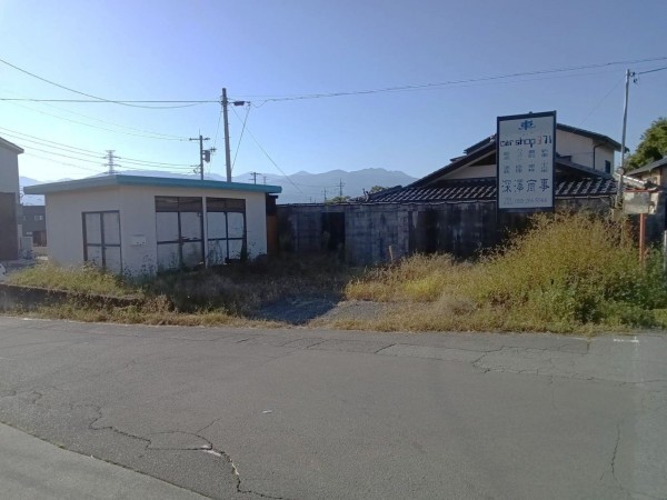 甲府市上曽根町、土地の画像です