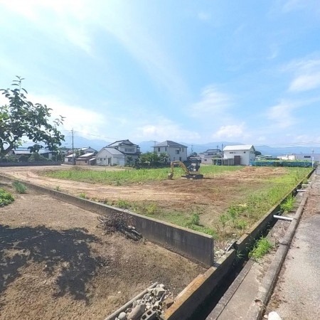 笛吹市石和町窪中島、土地の画像です