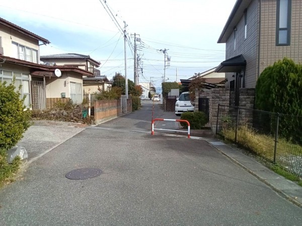 甲斐市大下条、土地の画像です
