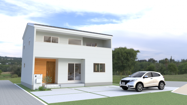 中巨摩郡昭和町河東中島、新築一戸建ての画像です