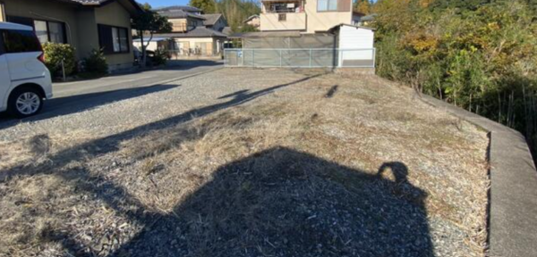 甲斐市団子新居、土地の画像です