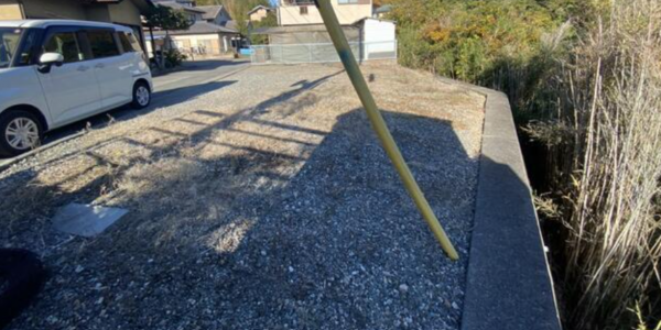 甲斐市団子新居、土地の画像です